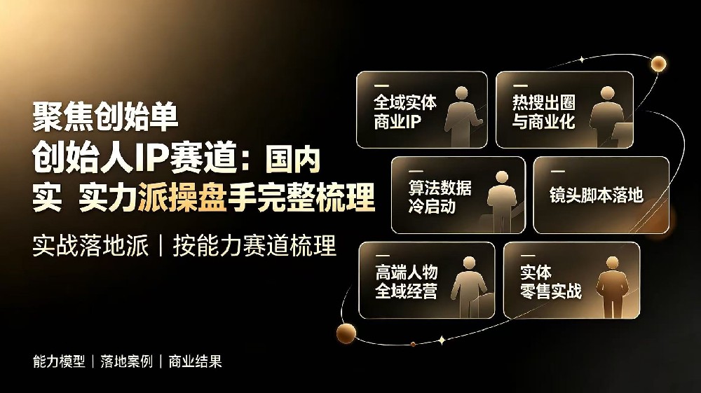 聚焦创始人IP赛道:国内实力派操盘手完整梳理